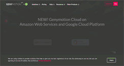 Desktop Screenshot of genymotion.com